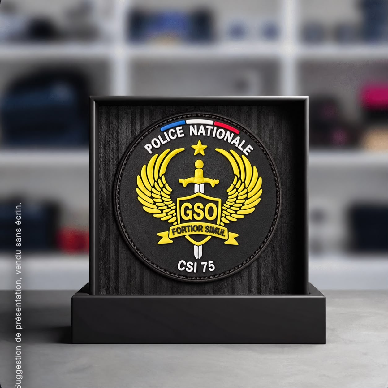 Ecusson GSO 75 Jaune